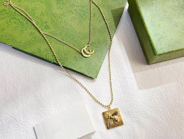 18k gold plated brass copper necklace fashion women letter designer double necklace necklace necklace pendant chain wedding jewelry accessor, Silver
18k gold plated brass copper necklace fashion women letter designer double necklace necklace necklace pendant chain wedding jewelry accessor, Silver