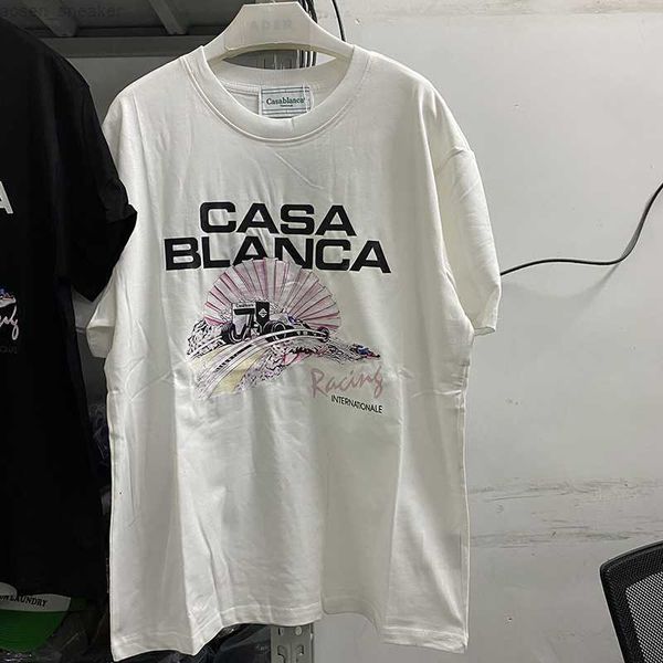 summer new casablanca t shirt men women casa blanca pink shell racing pattern t-shirt tees streetwear, White
summer new casablanca t shirt men women casa blanca pink shell racing pattern t-shirt tees streetwear, White