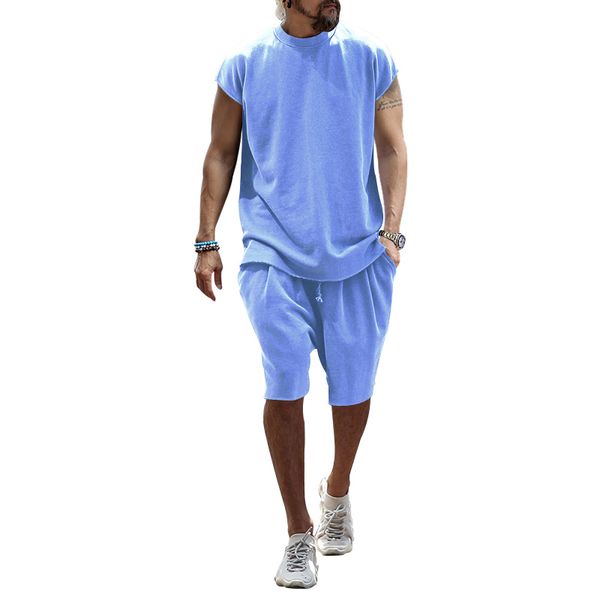 men's tracksuits european and american foreign trade hip hop street casual set loose short sleeve t summer shorts solid color fa 230724, Gray
men's tracksuits european and american foreign trade hip hop street casual set loose short sleeve t summer shorts solid color fa 230724, Gray