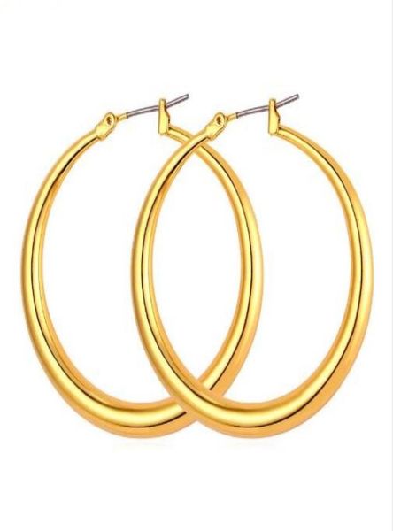 big size style large hoop earrings for women fashion 18k real gold plated simple jewelry e63915670712, Golden;silver
big size style large hoop earrings for women fashion 18k real gold plated simple jewelry e63915670712, Golden;silver