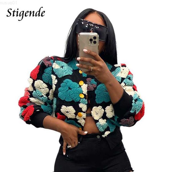 women's jackets stigende women spliced colour patchwork floral jacket long sleeve fluffy crop coat o neck single breasted button cardig, Black;brown
women's jackets stigende women spliced colour patchwork floral jacket long sleeve fluffy crop coat o neck single breasted button cardig, Black;brown