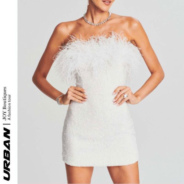 urban dresses urban party dress slim fit bra dress with artificial wool splice sequins one line neck wrap hip dress 230721, White;black
urban dresses urban party dress slim fit bra dress with artificial wool splice sequins one line neck wrap hip dress 230721, White;black