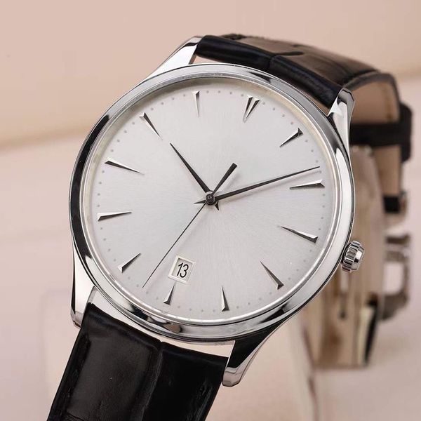 men's watch designer automatic winding movement 316l steel strap coated with crystal glass white leather sports watch with box, Slivery;brown
men's watch designer automatic winding movement 316l steel strap coated with crystal glass white leather sports watch with box, Slivery;brown