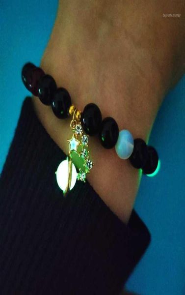 beaded strands glow in the dark women bracelet fluorescence elastic jewelry fashion creativity luminous men charm natural stone b4450190, Black
beaded strands glow in the dark women bracelet fluorescence elastic jewelry fashion creativity luminous men charm natural stone b4450190, Black