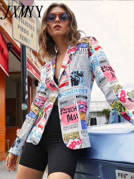 women's suits blazers women newspapers printed blazers coat thin mini letters graffiti woman suits jacket ol turn down collar contrast, White;black
women's suits blazers women newspapers printed blazers coat thin mini letters graffiti woman suits jacket ol turn down collar contrast, White;black