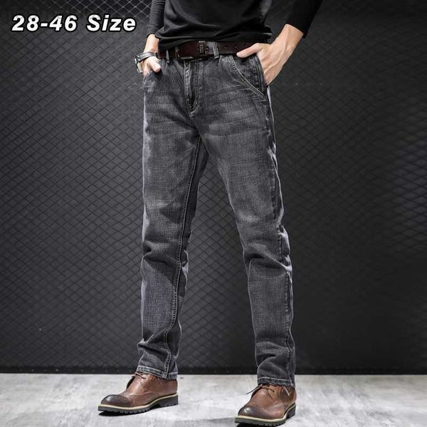 men's jeans plus size 42 44 46 men's jeans classic vintage smoky gray straight trousers spring autumn oversize man pants brand clo, Blue
men's jeans plus size 42 44 46 men's jeans classic vintage smoky gray straight trousers spring autumn oversize man pants brand clo, Blue