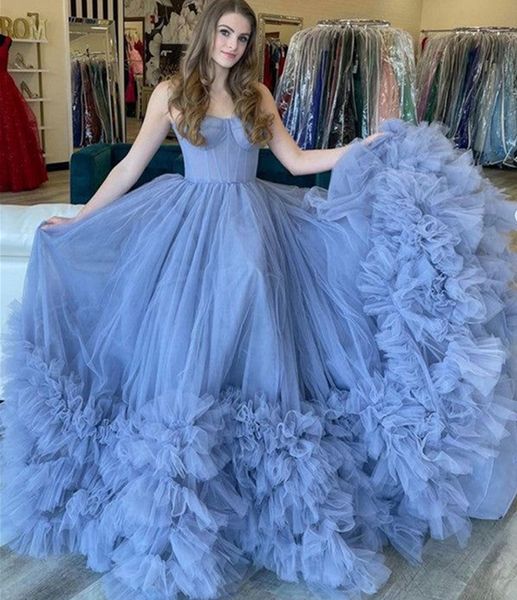 blue long prom birthday dress 2023 strapless multilayer ruffles tulle evening gowns women formal dresses robe de soiree customed, Black
blue long prom birthday dress 2023 strapless multilayer ruffles tulle evening gowns women formal dresses robe de soiree customed, Black