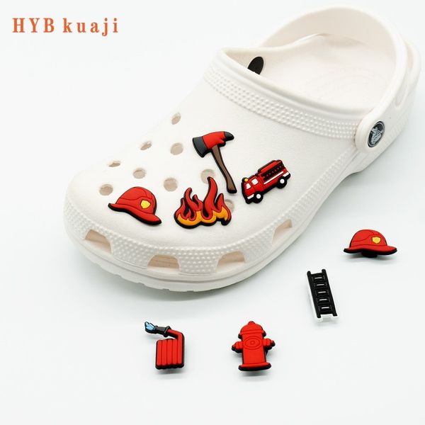 hybkuaji fire fighter themed shoe charms wholesale shoes decorations shoe clips pvc buckles for shoes, White;pink
hybkuaji fire fighter themed shoe charms wholesale shoes decorations shoe clips pvc buckles for shoes, White;pink