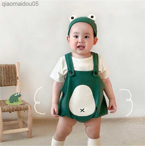 funny 0-24m toddler baby bodysuit boy girl clothes frog shape cotton romper overall jumpsuits cartoon onesie sleeveless with hat l230712, Blue
funny 0-24m toddler baby bodysuit boy girl clothes frog shape cotton romper overall jumpsuits cartoon onesie sleeveless with hat l230712, Blue