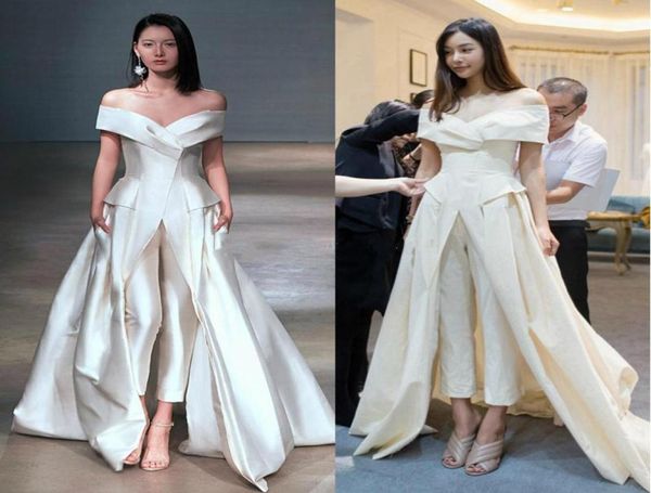 ivory jumpsuit evening dresses with overskirt elegant party dresses pant prom gowns vestido de festa bow floor length customize of7962517, Black
ivory jumpsuit evening dresses with overskirt elegant party dresses pant prom gowns vestido de festa bow floor length customize of7962517, Black