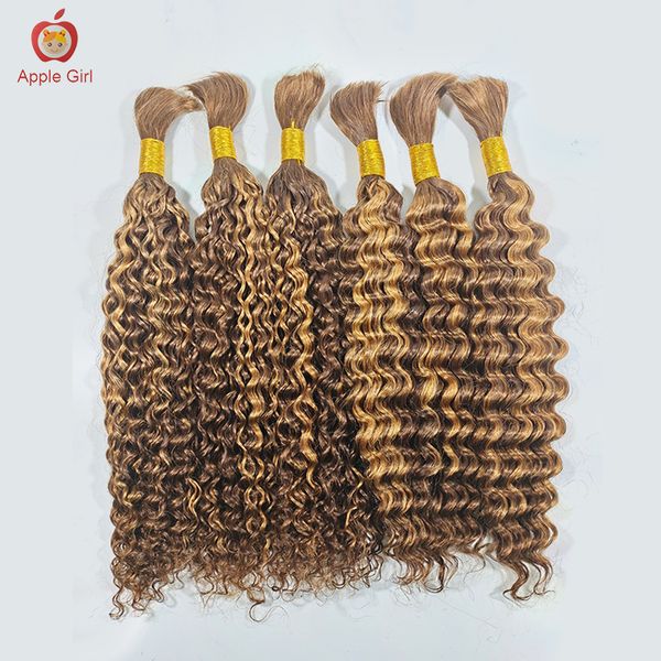 hair bulks highlight deep wave human hair bulk for braiding no weft 8 to 32 inch brazilian hair crochet braids applegirl 230724, Black
hair bulks highlight deep wave human hair bulk for braiding no weft 8 to 32 inch brazilian hair crochet braids applegirl 230724, Black