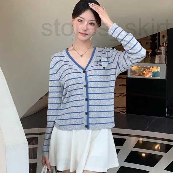 women's knits & tees designer knitted wool v-neck striped long sleeved thin cardigan women sun protection air-conditioned shirt 2023 ne, White
women's knits & tees designer knitted wool v-neck striped long sleeved thin cardigan women sun protection air-conditioned shirt 2023 ne, White