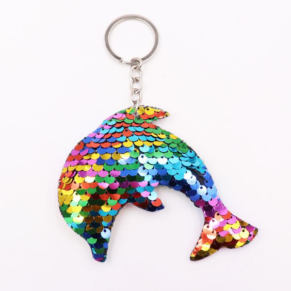 2pcs reflective double-sided dolphin sequin keychain animal dolphin sequin bag keychain pendant wholesale, Silver
2pcs reflective double-sided dolphin sequin keychain animal dolphin sequin bag keychain pendant wholesale, Silver
