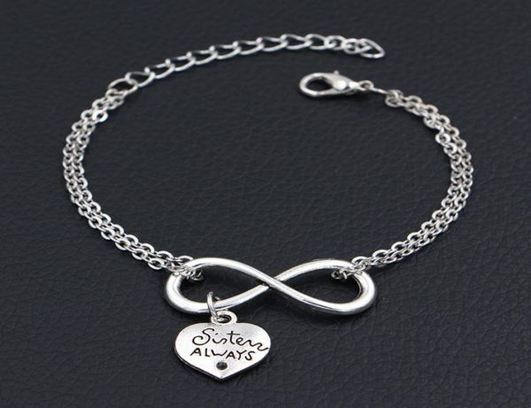 2019 new minimalism double infinity love sister always friends pendant bracelets for women men chain bangles for diy party je1178156, Golden;silver
2019 new minimalism double infinity love sister always friends pendant bracelets for women men chain bangles for diy party je1178156, Golden;silver