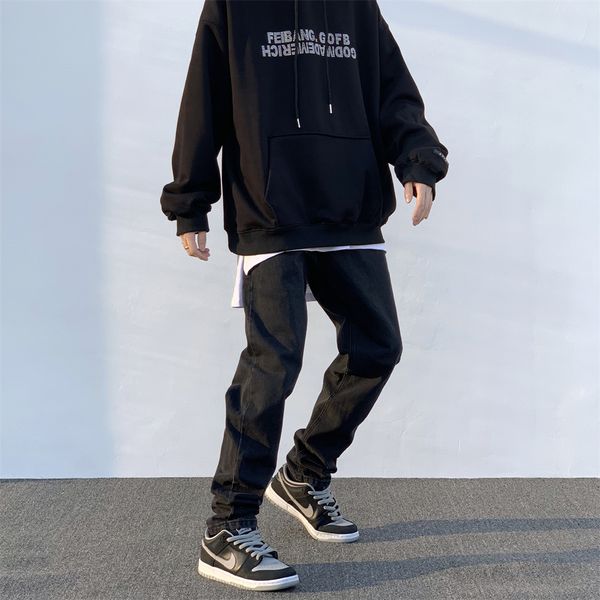 skinny jeans men streetwear casual simple solid color black slim trousers autumn high street fashion summer fit denim pants, Black;brown
skinny jeans men streetwear casual simple solid color black slim trousers autumn high street fashion summer fit denim pants, Black;brown