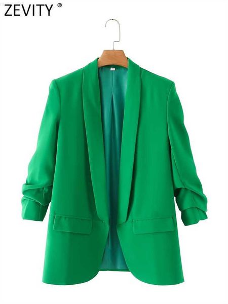 women's suits blazers zevity women fashion solid color notched collar blazer coat office lady chic pleats three quarter sleeve simply s, White;black
women's suits blazers zevity women fashion solid color notched collar blazer coat office lady chic pleats three quarter sleeve simply s, White;black