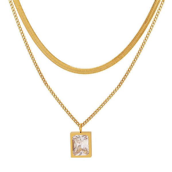 accessories diamond ring luxury designer necklace flowers clover bangle women stacked doublelayer chain zircon pendant allmatch blade titani, Silver
accessories diamond ring luxury designer necklace flowers clover bangle women stacked doublelayer chain zircon pendant allmatch blade titani, Silver