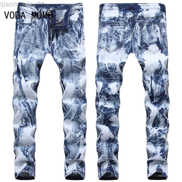 men's jeans high street fashion men jeans light blue painted ripped jeans men destroyed punk pants brand designer hip hop jeans homme l
men's jeans high street fashion men jeans light blue painted ripped jeans men destroyed punk pants brand designer hip hop jeans homme l