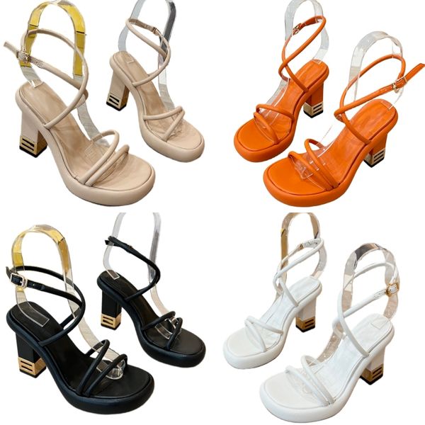 sandals cross brand platform shoes classic women's designer shoes leather high heels luxury metal letter wedding shoes chunky heel new, Black
sandals cross brand platform shoes classic women's designer shoes leather high heels luxury metal letter wedding shoes chunky heel new, Black