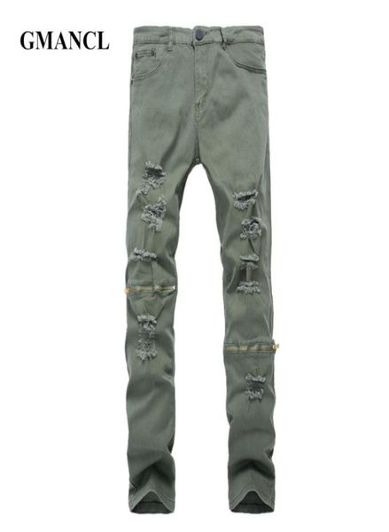 knee zipper men skinny ripped green gray black jeans new mens destroyed elastic denim pants streetwear hiphop plus size 428531676, Blue
knee zipper men skinny ripped green gray black jeans new mens destroyed elastic denim pants streetwear hiphop plus size 428531676, Blue