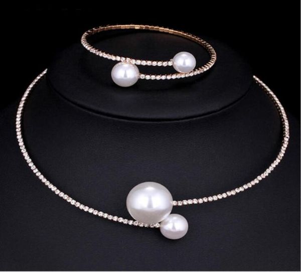 european and american diamond pearl necklace bracelet suit short clavicle necklace jewelry for women gift 3062030, Silver
european and american diamond pearl necklace bracelet suit short clavicle necklace jewelry for women gift 3062030, Silver