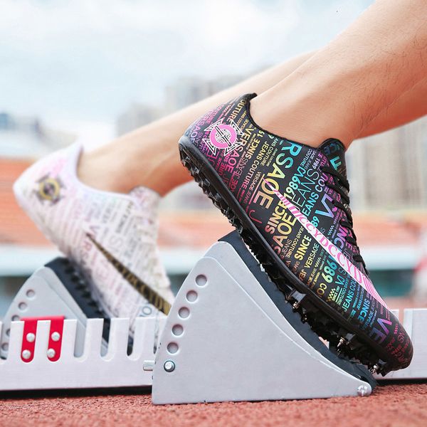 safety shoes men's track and field training shoes women's athletes running nails spaper graffiti shoes men's racing sports sh, Black;brown
safety shoes men's track and field training shoes women's athletes running nails spaper graffiti shoes men's racing sports sh, Black;brown