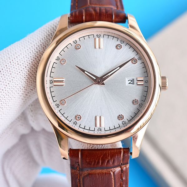 mens watch automatic mechanical movement 40mm watch classic business sapphire designer waterproof montre luxes leather strap, Slivery;brown
mens watch automatic mechanical movement 40mm watch classic business sapphire designer waterproof montre luxes leather strap, Slivery;brown
