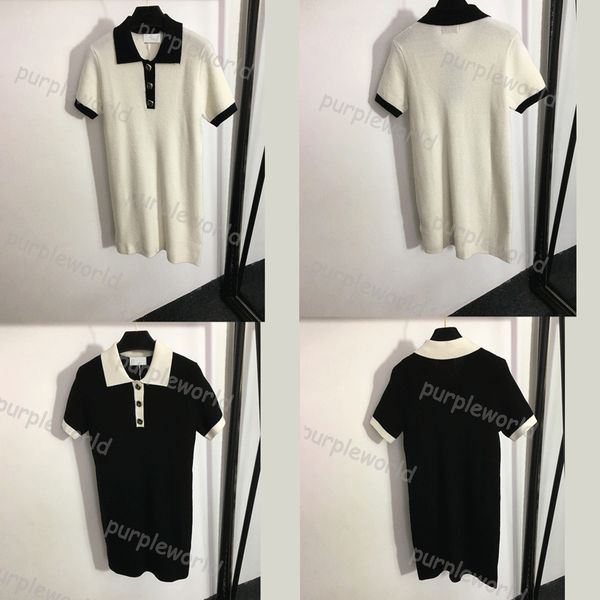 vintage knit dress women summer lapel short sleeve business elegant tight sweater 2 color commuter dress, White;black
vintage knit dress women summer lapel short sleeve business elegant tight sweater 2 color commuter dress, White;black