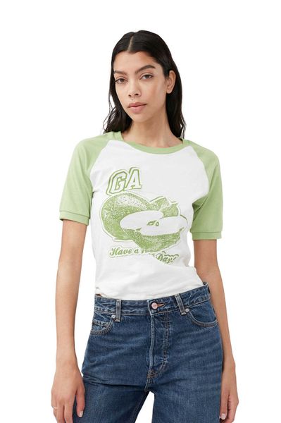 23ss ganni womens t shirt summer new product ocean series example youth leisure shell print straight round neck short sleeve women cotton fa, White
23ss ganni womens t shirt summer new product ocean series example youth leisure shell print straight round neck short sleeve women cotton fa, White