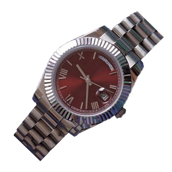 mens womens watch montre 36 41mm double calendar automatic mechanical 904l stainless steel strap waterproof sapphire wristwatches 8205 movem, Slivery;brown
mens womens watch montre 36 41mm double calendar automatic mechanical 904l stainless steel strap waterproof sapphire wristwatches 8205 movem, Slivery;brown