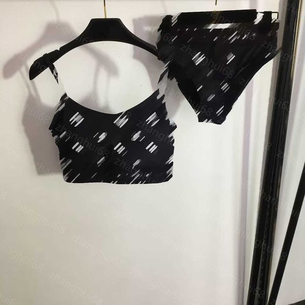 23ss designer bathing suit bikini swimwear two-piece swimsuit womens bikini letter ribbon splicing logo print camisole triangle briefs set w, White;black
23ss designer bathing suit bikini swimwear two-piece swimsuit womens bikini letter ribbon splicing logo print camisole triangle briefs set w, White;black