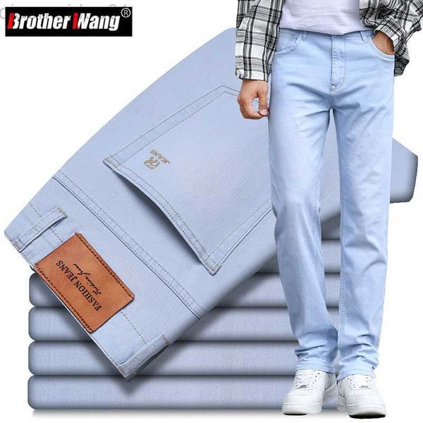 men's jeans 2023 spring summer new men's sky blue slim stretch jeans classic style fashion casual denim pants male brand trousers
men's jeans 2023 spring summer new men's sky blue slim stretch jeans classic style fashion casual denim pants male brand trousers
