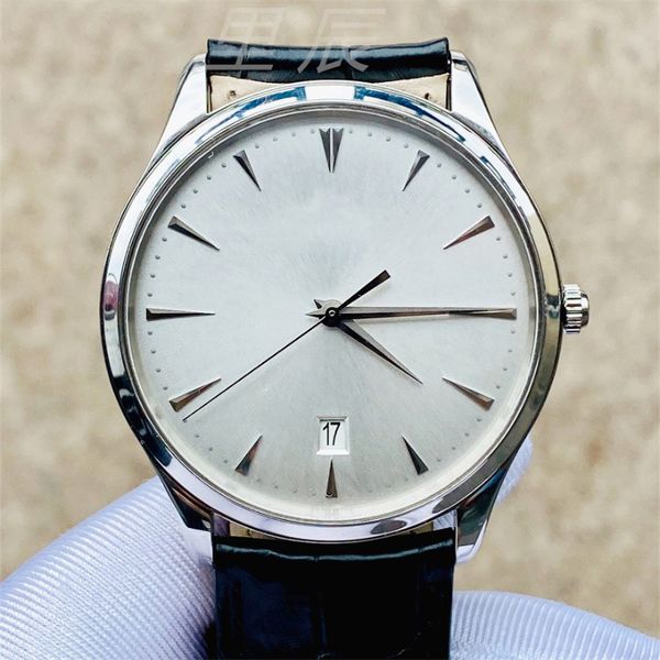 luxury men's watch designer automatic winding movement 316l steel strap coated with crystal glass black leather sports men's watch, Slivery;brown
luxury men's watch designer automatic winding movement 316l steel strap coated with crystal glass black leather sports men's watch, Slivery;brown