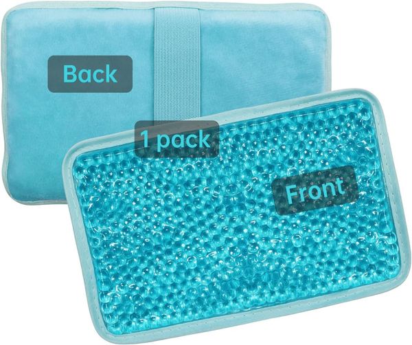reusable gel beads ice pack ice bag with strap & cold pack compress for knee shoulder foot back ankle and neck
reusable gel beads ice pack ice bag with strap & cold pack compress for knee shoulder foot back ankle and neck