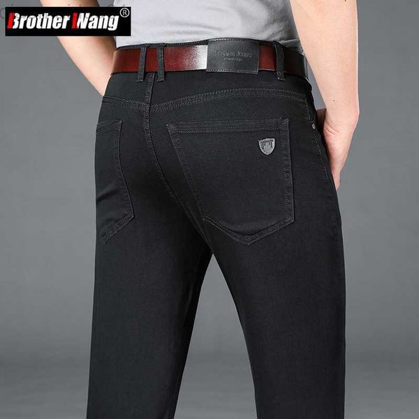 men's jeans spring summer men regular fit stretch plain black thin jeans classic business casual cotton denim pants male brand trousers, Blue
men's jeans spring summer men regular fit stretch plain black thin jeans classic business casual cotton denim pants male brand trousers, Blue