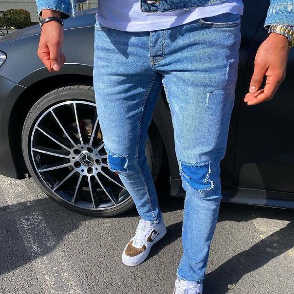men's jeans casual men skinny jeans 2023 spring new fashion patchwork slim stretch denim trousers male streetwear biker jeans hip hop p, Blue
men's jeans casual men skinny jeans 2023 spring new fashion patchwork slim stretch denim trousers male streetwear biker jeans hip hop p, Blue