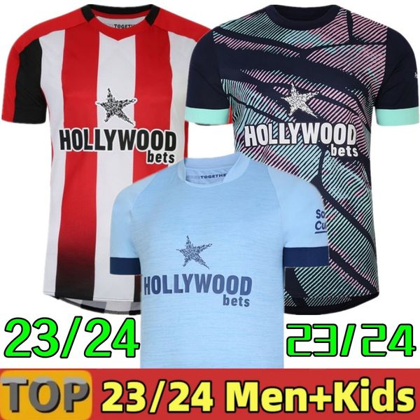 23 24 brentfords home soccer jerseys 2023 2024 2025 away hickey henry jensen schade toney mbeumo janelt men kids kit 16-28 s-2xl, Black;yellow
23 24 brentfords home soccer jerseys 2023 2024 2025 away hickey henry jensen schade toney mbeumo janelt men kids kit 16-28 s-2xl, Black;yellow