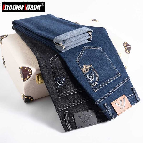 men's jeans embroidered men's elastic jeans fashion straight business casual denim pants classic blue spring autumn trousers brand
men's jeans embroidered men's elastic jeans fashion straight business casual denim pants classic blue spring autumn trousers brand