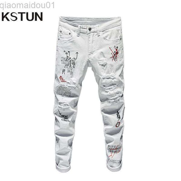 men's jeans white jeans men fashion trendy embroidery letters college boys slim fit runway zipper denim pants destroyed ripped jeans bl, Blue
men's jeans white jeans men fashion trendy embroidery letters college boys slim fit runway zipper denim pants destroyed ripped jeans bl, Blue