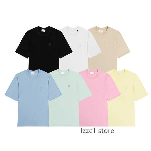 paris designer amis t shirt 2022 new macarone candy color love embroidery letter a hearts pure cotton short sleeves for men and wome tchzjic, White;black
paris designer amis t shirt 2022 new macarone candy color love embroidery letter a hearts pure cotton short sleeves for men and wome tchzjic, White;black