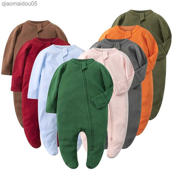 newborn footed pajamas zipper girl and boy romper long sleeve jumpsuit cotton solid white fashion 0-12 months baby clothes l230712, Blue
newborn footed pajamas zipper girl and boy romper long sleeve jumpsuit cotton solid white fashion 0-12 months baby clothes l230712, Blue