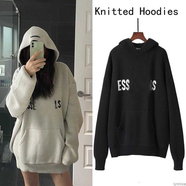 2023 mens women designer essentialhoodie sweater knits keep warm in autumn winter hooded sweatshirt loose letter essentail hoodies casual pu, Black
2023 mens women designer essentialhoodie sweater knits keep warm in autumn winter hooded sweatshirt loose letter essentail hoodies casual pu, Black