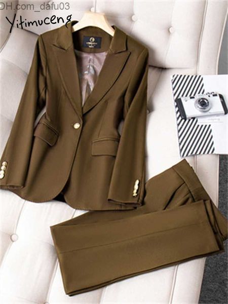 women's two piece pants yitimucong office women's 2-piece set korean fashion women's single button long sleeve slim fit jacke, White
women's two piece pants yitimucong office women's 2-piece set korean fashion women's single button long sleeve slim fit jacke, White