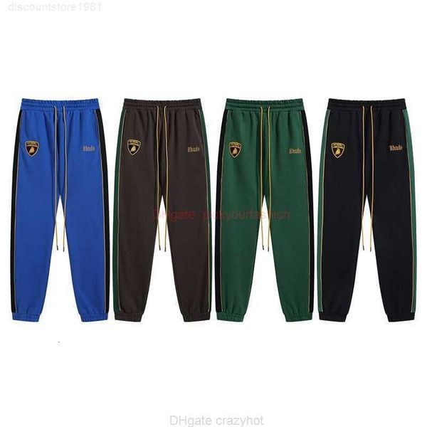 designer fashion clothing casual pant rhude american street casual pants vibe style embroidery drawstring versatile mens womens casual sport, Black
designer fashion clothing casual pant rhude american street casual pants vibe style embroidery drawstring versatile mens womens casual sport, Black