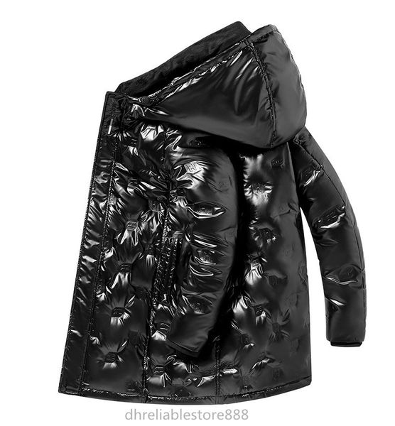 down jacket men's medium length winter new korean style trend handsome men's thick hooded coat, Black
down jacket men's medium length winter new korean style trend handsome men's thick hooded coat, Black