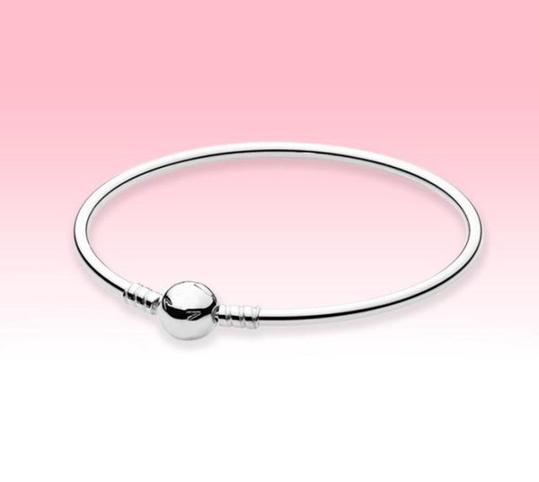real 925 sterling silver ball clasp bangle bracelet with original box for diy charms bracelet for women mens bangles1453468, Black
real 925 sterling silver ball clasp bangle bracelet with original box for diy charms bracelet for women mens bangles1453468, Black