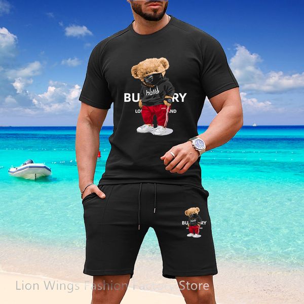 men's tracksuits mens summer tracksuit set cotton tshirt oversize t shirt shorts 2 piece outfit for women 2023 trend luxury brand suit, Gray
men's tracksuits mens summer tracksuit set cotton tshirt oversize t shirt shorts 2 piece outfit for women 2023 trend luxury brand suit, Gray