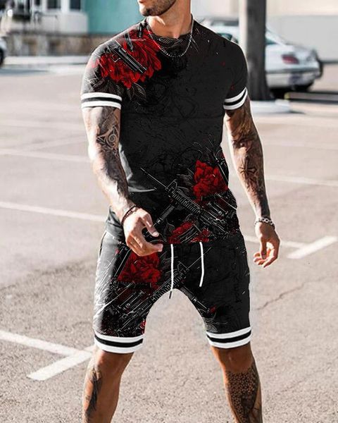 mens tracksuits 3d printing tshirt shorts 2 piece sets casual short sleeve tracksuit men summer suit male streetwear fashion oneck man cloth, Gray
mens tracksuits 3d printing tshirt shorts 2 piece sets casual short sleeve tracksuit men summer suit male streetwear fashion oneck man cloth, Gray