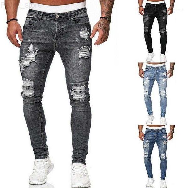 men's jeans 2021 sweatpants hole pants casual summer autumn male ripped skinny trousers slim biker outwears pants1 l230724, Blue
men's jeans 2021 sweatpants hole pants casual summer autumn male ripped skinny trousers slim biker outwears pants1 l230724, Blue
