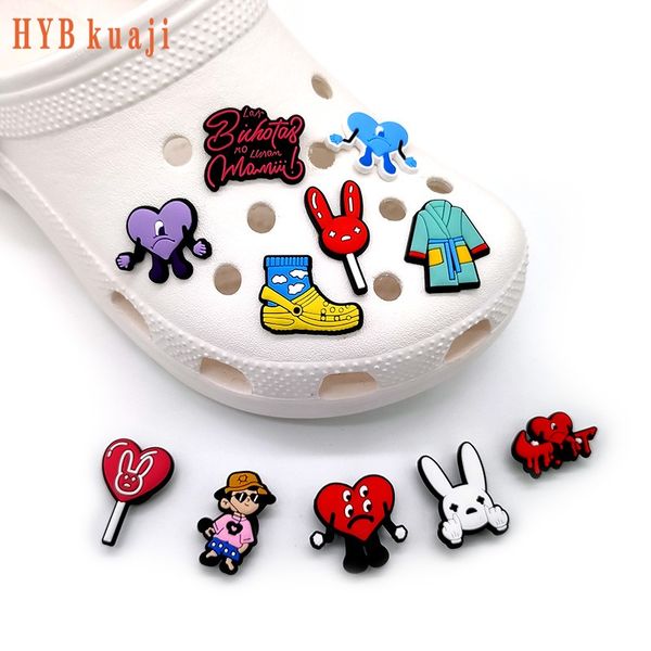 hybkuaji bad bunny shoe charms wholesale shoes decorations pvc buckles for shoes 170-39-57, White;pink
hybkuaji bad bunny shoe charms wholesale shoes decorations pvc buckles for shoes 170-39-57, White;pink